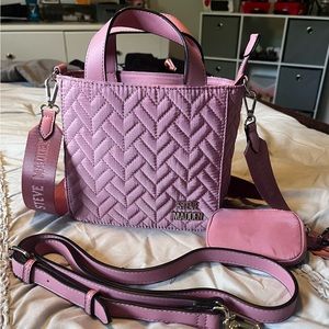 Steve Madden Pink/mauve Crossbody Tote